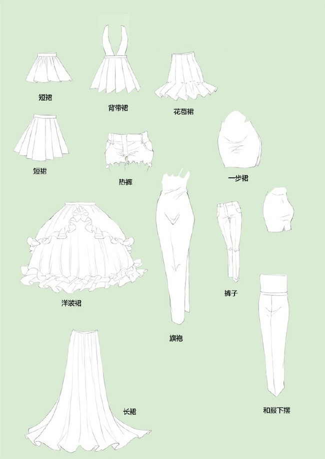 动漫服装设计专用素材大全 从灵感图谱到绘图秘籍，塑造独属于你的衣橱万象