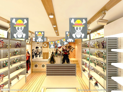 动漫店加盟品牌连锁店设计图与动漫设计融合的艺术